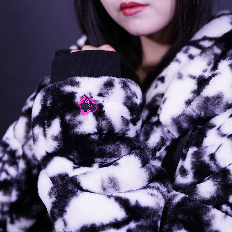 Bunny ear big fur hoodie/うさ耳ビックファーパーカー