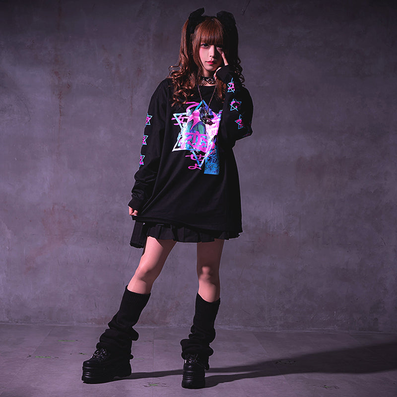 long-sleeved T-shirt/命短シ恋セヨ乙女。L/Tee