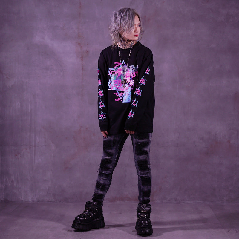 long-sleeved T-shirt/命短シ恋セヨ乙女。L/Tee